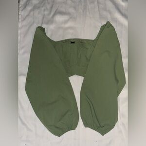 SHEIN Olive Green Crop Top